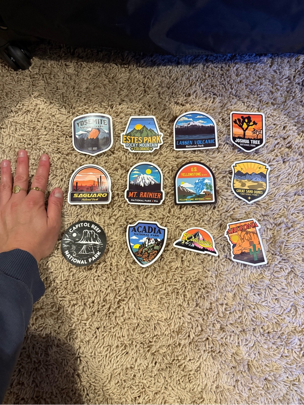 National Park/State Sticker Set - Multicolor Travel Decals - Picture 2 of 2